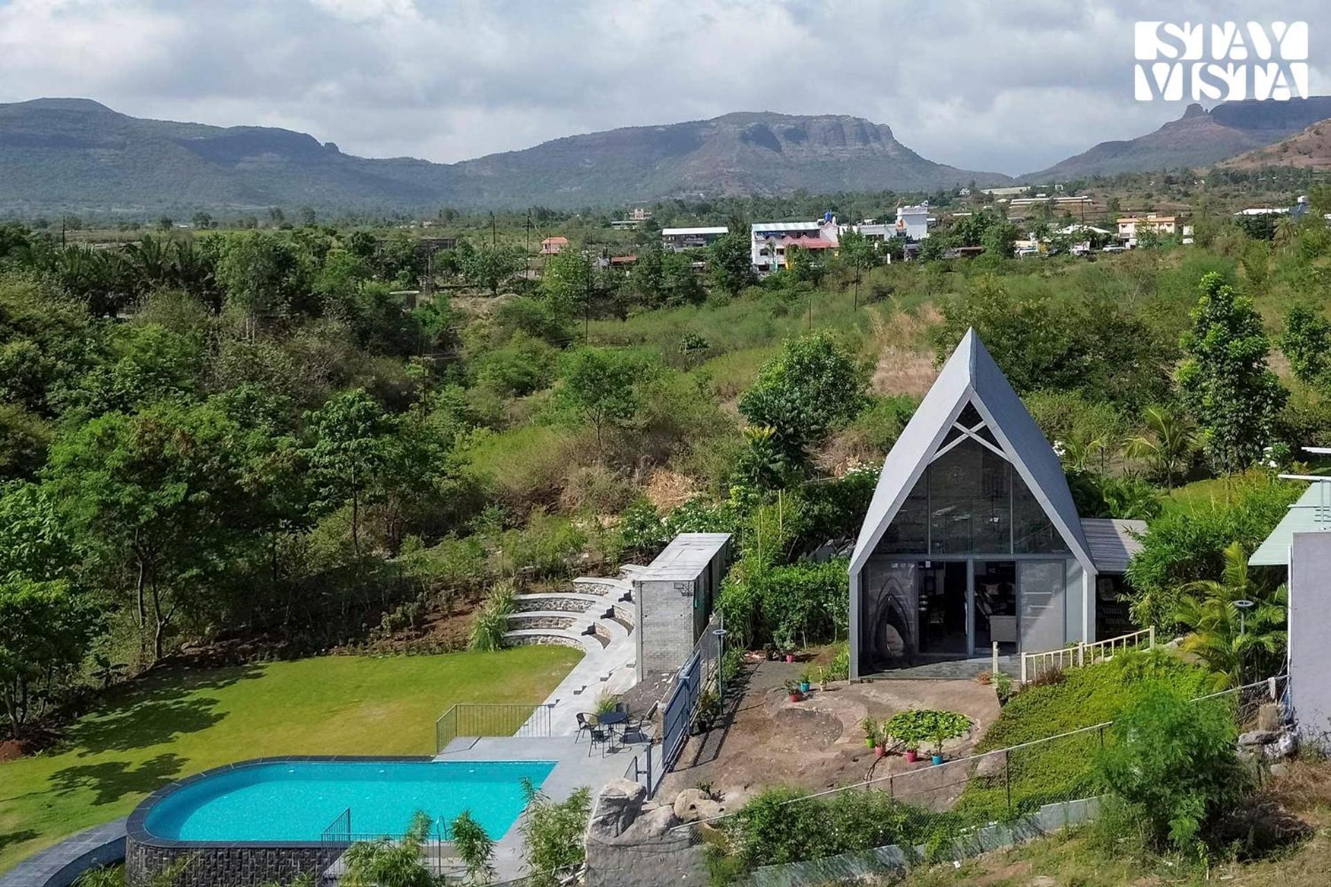 Stayvista'S Celeste Villa - Hill-View Retreat With Infinity Pool Насик Экстерьер фото