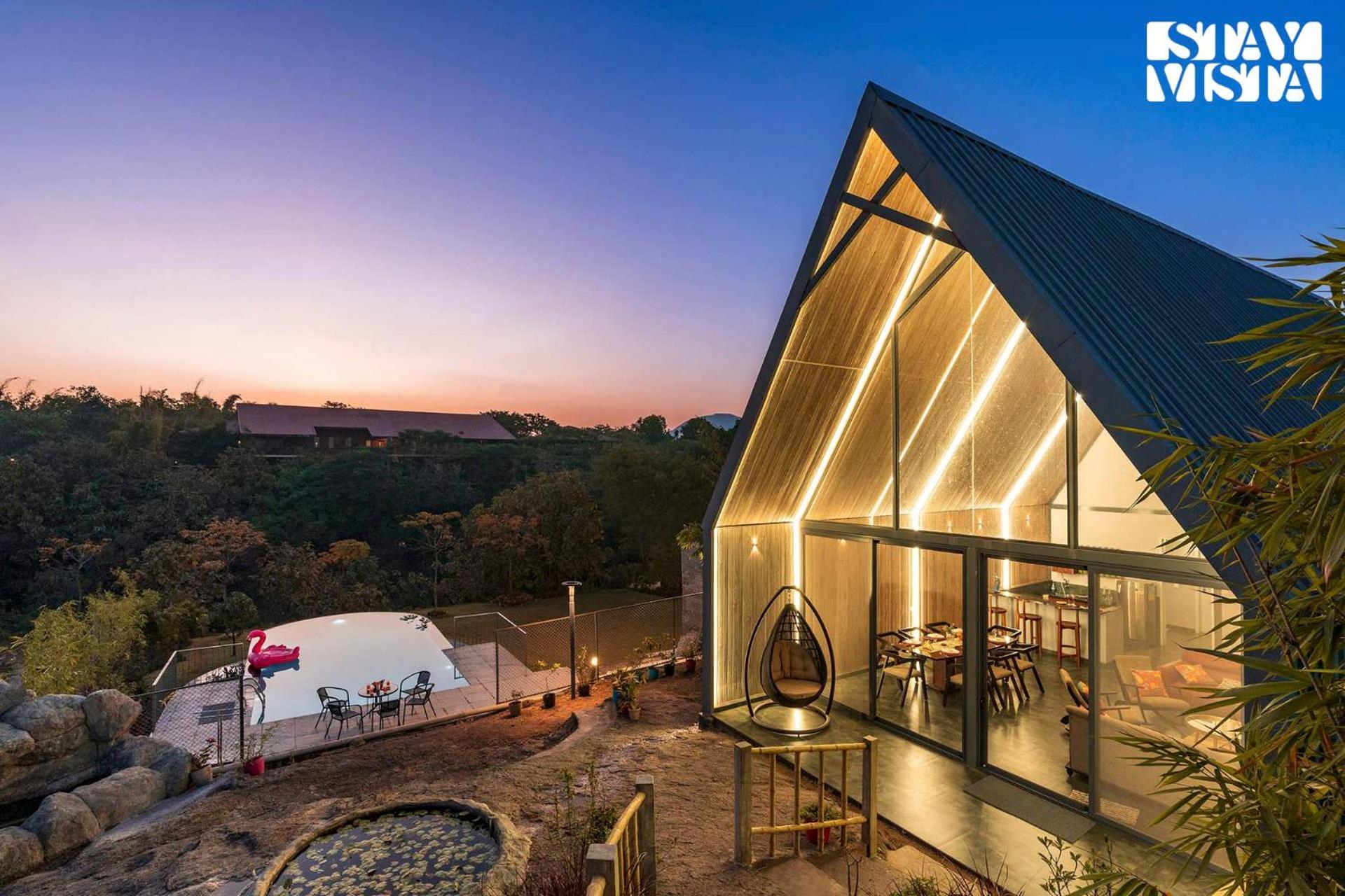 Stayvista'S Celeste Villa - Hill-View Retreat With Infinity Pool Насик Экстерьер фото